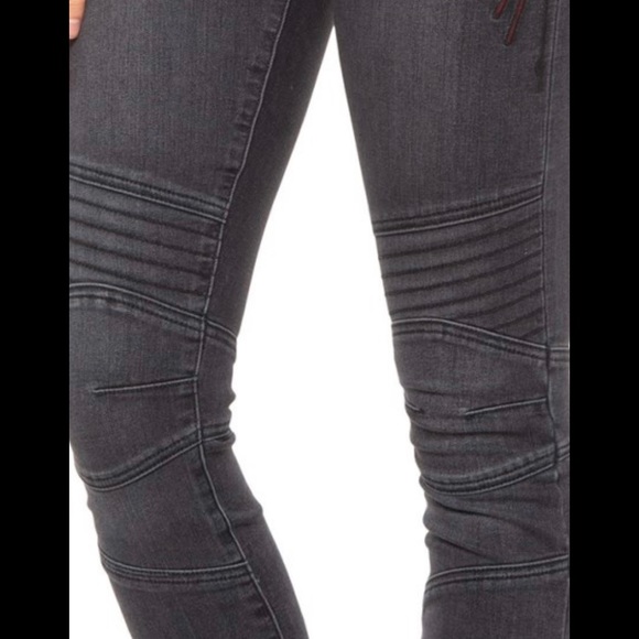 Miss Me 💋 Vintage style Moto Skinny Jeans 🔥 NWT sz 24 ❤️‍🔥 GORGEOUS DETAILS - Picture 5 of 16